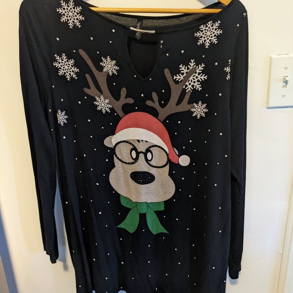 Ugly Christmas sweater/ tunic/ dress - Picture 1 of 2